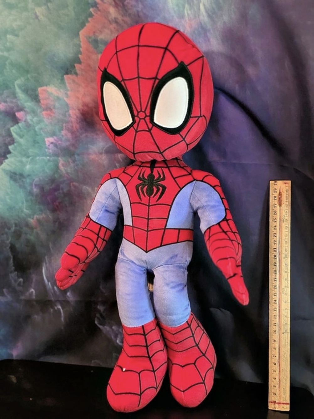 Marvel Spider-Man Plush Toy Red & Blue Like New